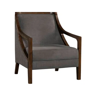Elements Hopkins Colombia Charcoal Fabric Accent Chair