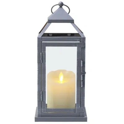 Elements Set Of 3 Lanterns, Gray