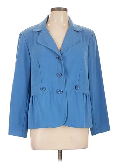 Pre-owned Elementz Blazer Jacket In Blue