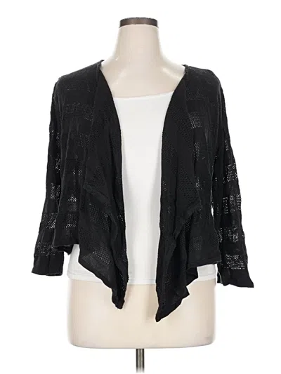 Pre-owned Elementz Cardigan Sweater In Black