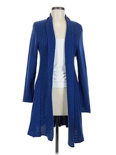 Pre-owned Elementz Cardigan Sweater In Blue