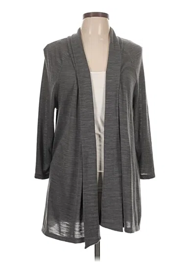 Pre-owned Elementz Cardigan Sweater In Gray