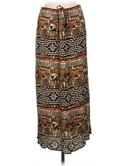 Pre-owned Elementz Casual Skirt In Brown