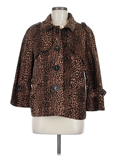 Pre-owned Elementz Coat In Brown