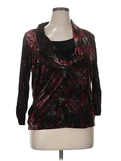 Pre-owned Elementz Fleece Jacket In Burgundy
