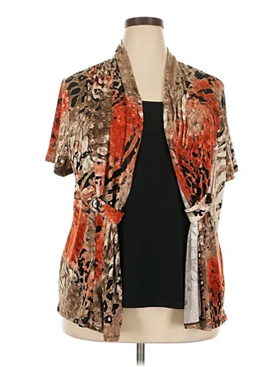 Pre-owned Elementz Kimono In Orange
