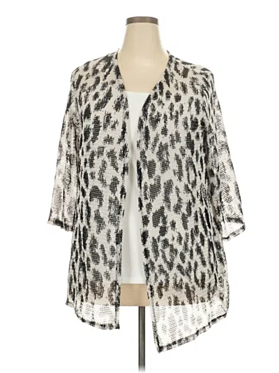 Pre-owned Elementz Kimono In Silver