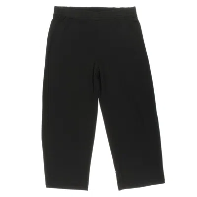 Elementz Kids' Plus Womens Elastic No Pockets Palazzo Pants In Black