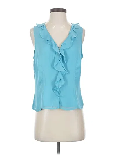 Pre-owned Elementz Sleeveless Blouse In Blue