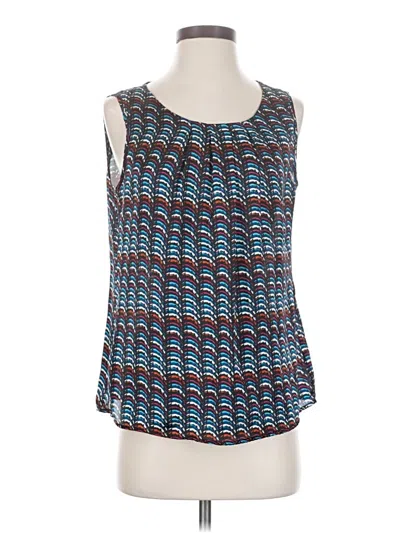 Pre-owned Elementz Sleeveless Blouse In Blue