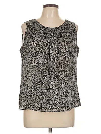 Pre-owned Elementz Sleeveless Blouse In Gray