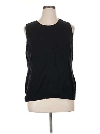 Pre-owned Elementz Sweater Vest In Black