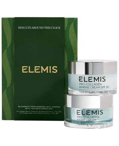 Elemis 2-piece Pro-collagen Results Around The Clock Moisturizer Gift Set In No Color