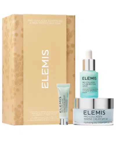 Elemis 3-pc. Pro-collagen Revitalise & Rejuvenate Routine Kit In Transparent