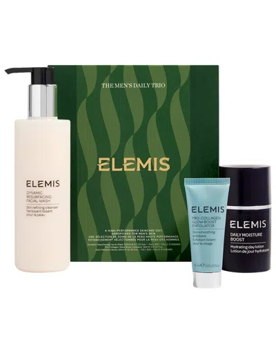 Elemis Men's 3-piece Pro-collagen The Daily Facial Wash Gift Set In No Color
