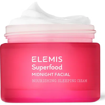 Elemis Superfood Midnight Facial Nourishing Sleeping Cream In Transparent