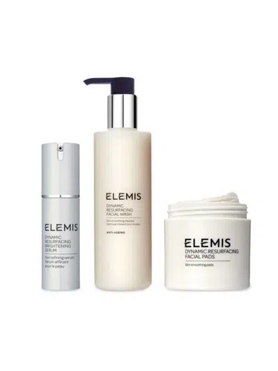Elemis Women's Dynamic Resurfacing 3-piece Cleanse, Tone & Treat Set In Neutral
