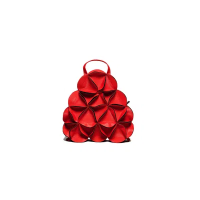Elemood_japan Women's Blossom Rucksack-s Red