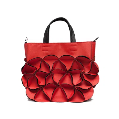 Elemood_japan Women's Blossom Shoulder Bag - Large - Red