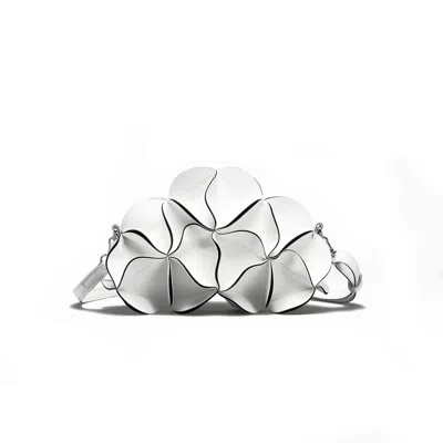 Elemood_japan Women's Blossom Shoulder Bag Cloud - White