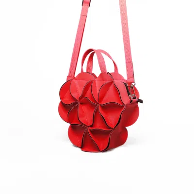 Elemood_japan Women's Blossom Shoulder Bag Heart Red