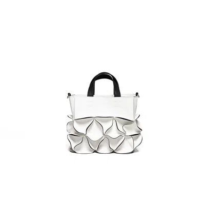 Elemood_japan Women's Blossom Small Handbag - White