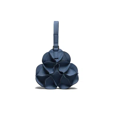 Elemood_japan Women's Blossom Triangle Handbag - Blue