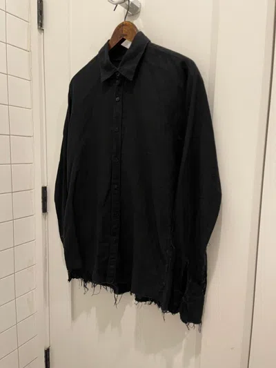 Pre-owned Elena Dawson Artisanal Black Shirt