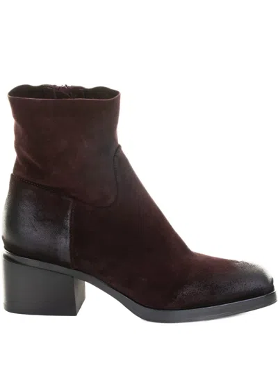 ELENA IACHI 40MM SUEDE BLOCK-HEEL BOOTS