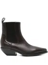 Elena Iachi 50mm Chelsea Boots In Brown