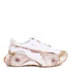 Elena Iachi Bianca E Beige Dipinta A Mano Sneakers In Multi