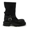 Elena Iachi Black Suede Ankle Boots In Black