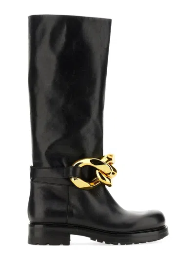 Elena Iachi Boot With Chain In Black