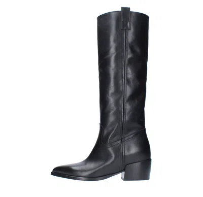 Elena Iachi Boots Black In Nero Neri E Grigi