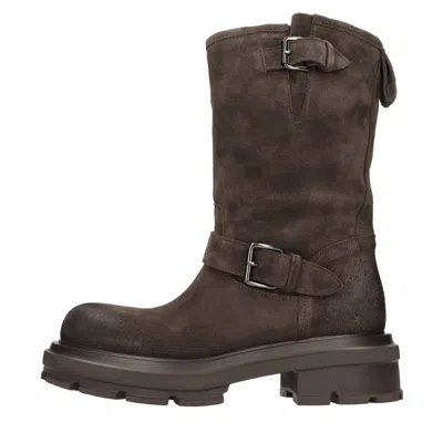 Elena Iachi Boots Brown In Marrone Marroni