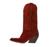 Elena Iachi Woman Boot Brick Red Size 8 Leather In Marrone Marroni