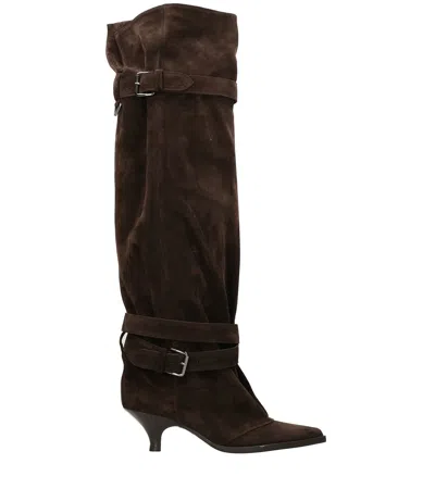 Elena Iachi Boots Ebony In Brown
