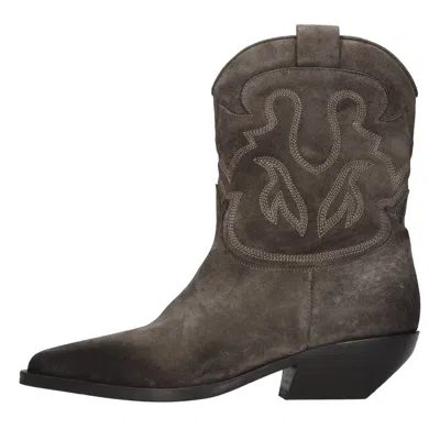Elena Iachi Boots Grey In Grigio Neri E Grigi