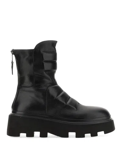 Elena Iachi Leather Boot In Black