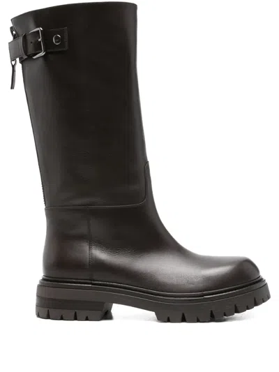 Elena Iachi Buckle-detailing Boots In Multi