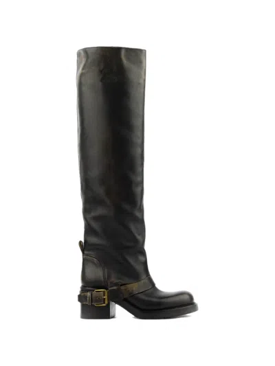 Elena Iachi Stiefel Mit Schnallenverschluss In Brown