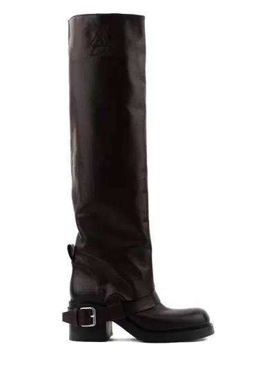 Elena Iachi Stiefel Mit Schnalle In Brown