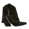 Elena Iachi Camperos Jeans Grigio In Grey