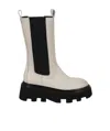 Elena Iachi Color Matching Design Boots In Black