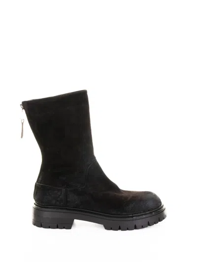ELENA IACHI ELENA IACHI ELENA IACHI EBONY SUEDE ANKLE BOOT WITH ZIP
