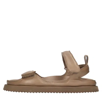 Elena Iachi Flat Shoes In Brown