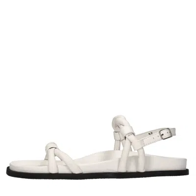 Elena Iachi Flat Shoes In White