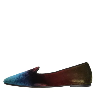 Elena Iachi Flat Shoes In Blue