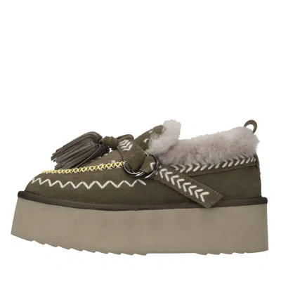 Elena Iachi Flat Shoes In Brown