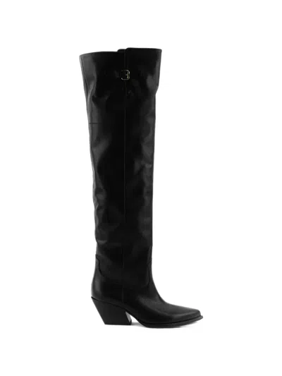 Elena Iachi Overknee-stiefel In Black